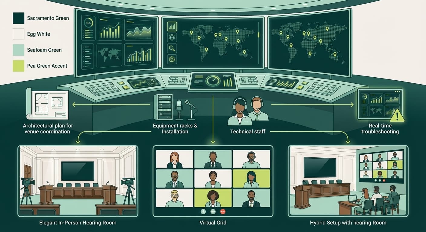 Illustration for Hearing logistics